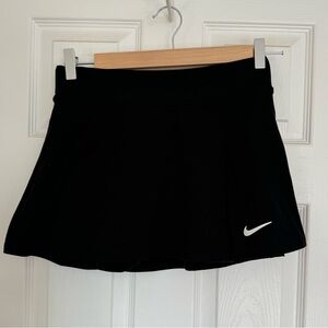 Nike court victory tennis skirt, black, size small